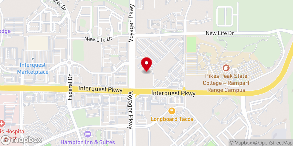 Map showing location of World Prayer Center