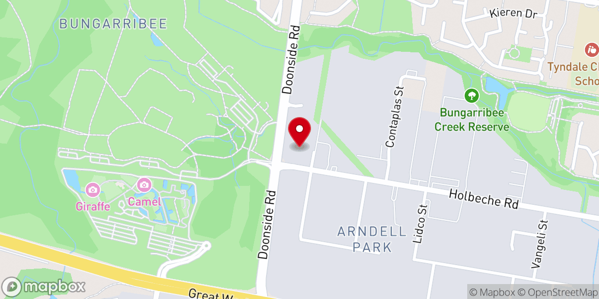 Map showing location of Sydney Pentecostal Fellowship (Malayalam Pentecostal Church in Sydney)