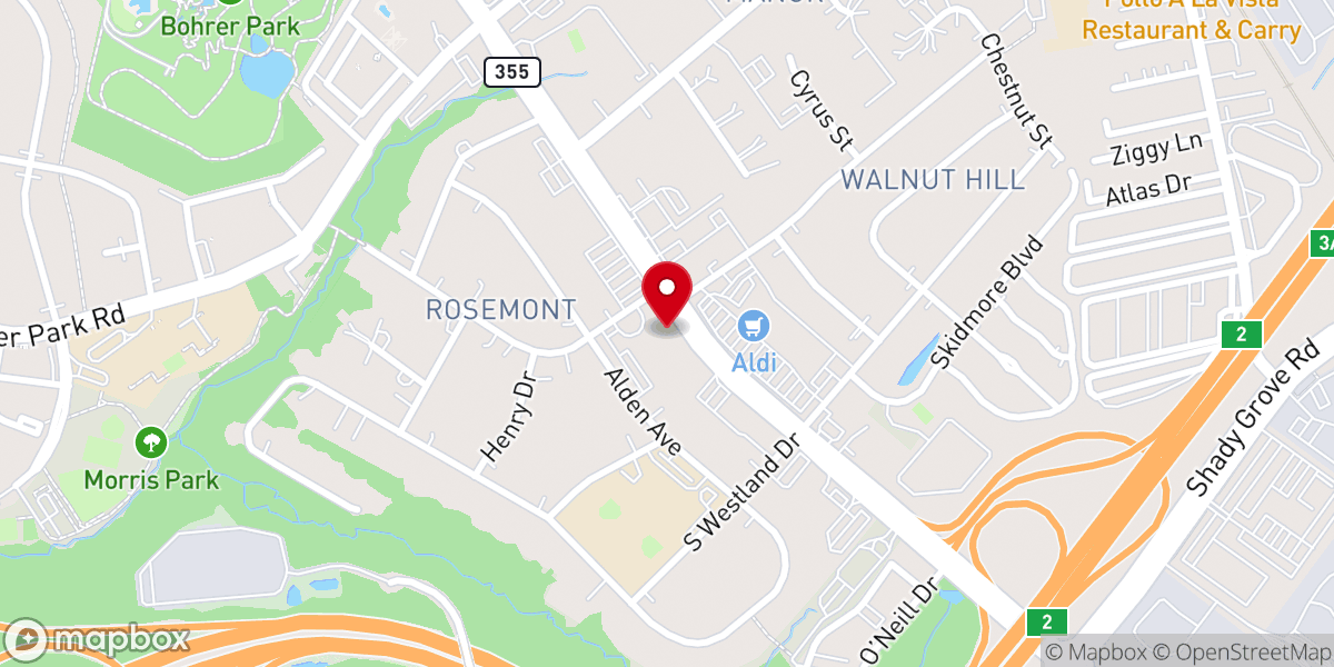 Map showing location of Epworth United Methodist Church