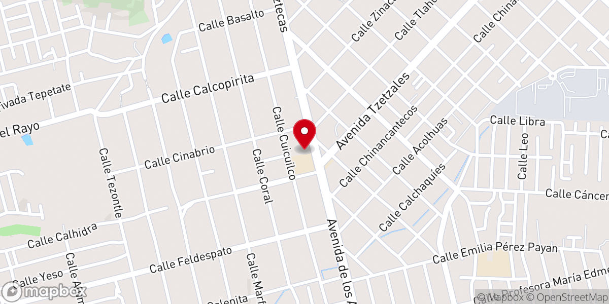 Map showing location of Parroquia de San Martín de Porres