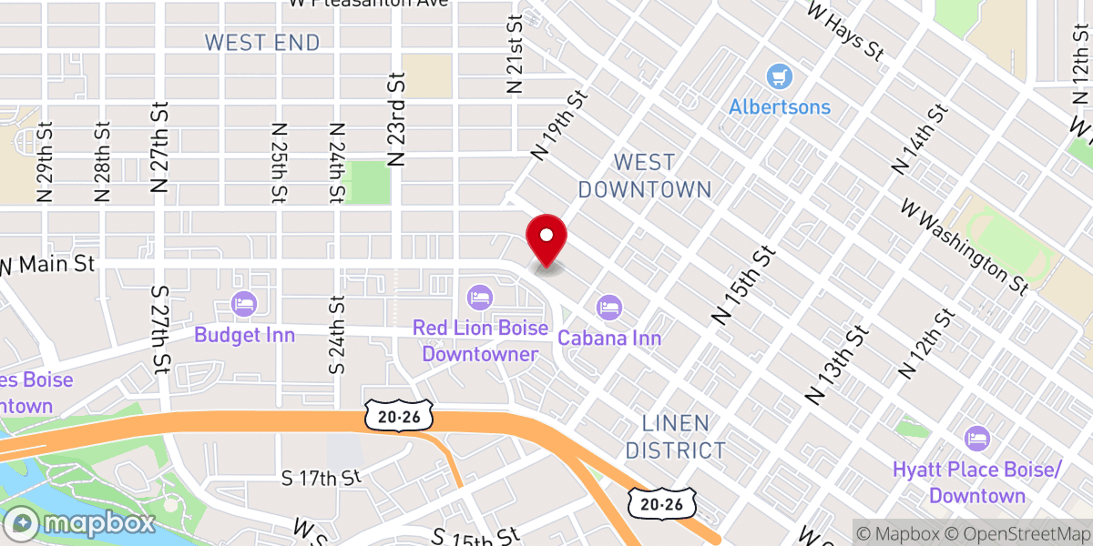 Map showing location of New Life Apostolic Church