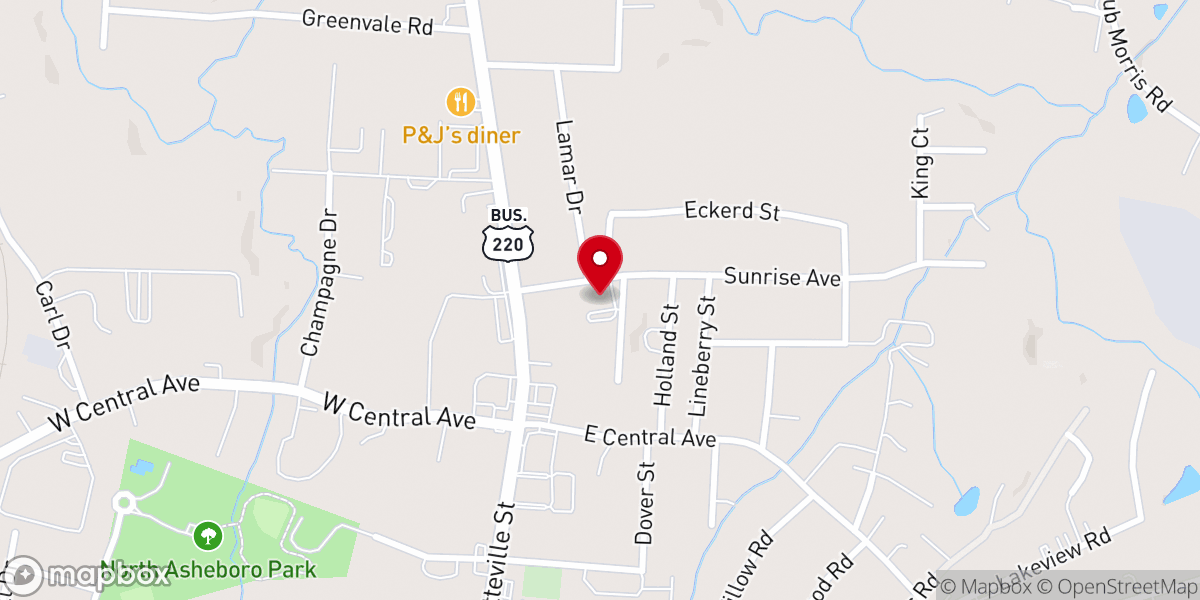Map showing location of Freedom Life Church