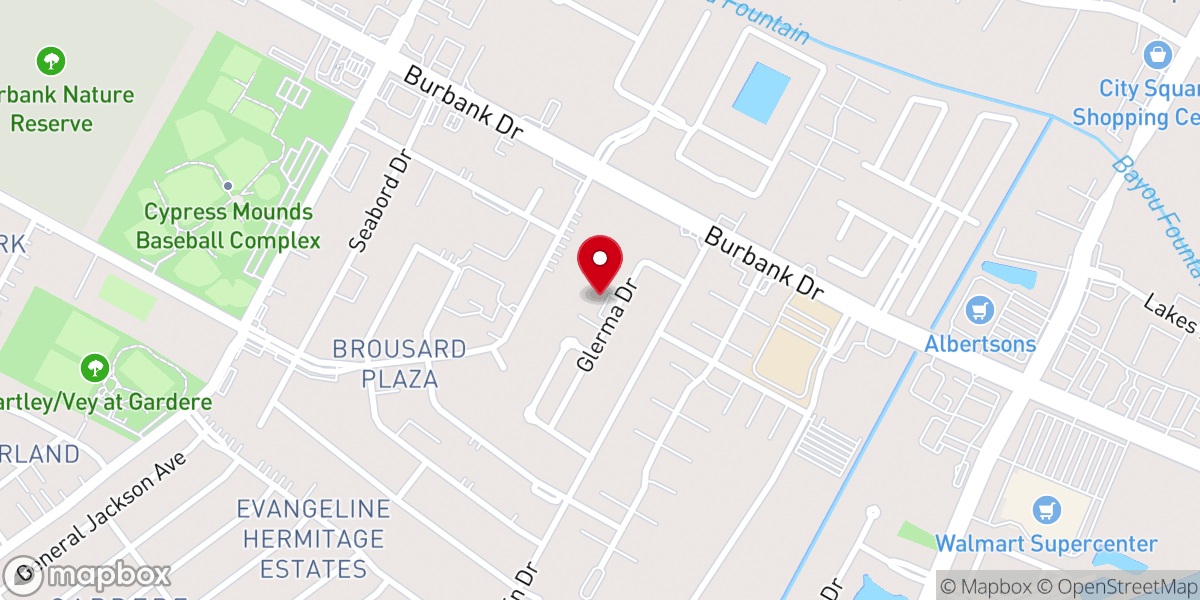 Map showing location of Greater Morning Star Baptist Church
