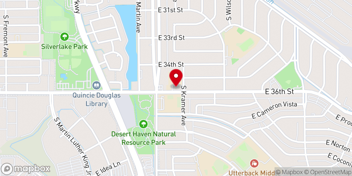 Map showing location of Apostolic Deliverance Ministry