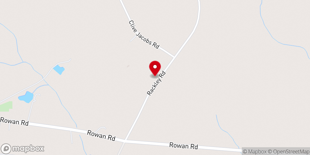 Map showing location of Bethany PFWB Church
