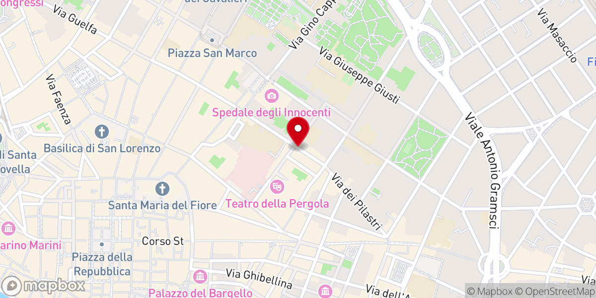 Map showing location of Compagnia di Sant'Antonio Abate