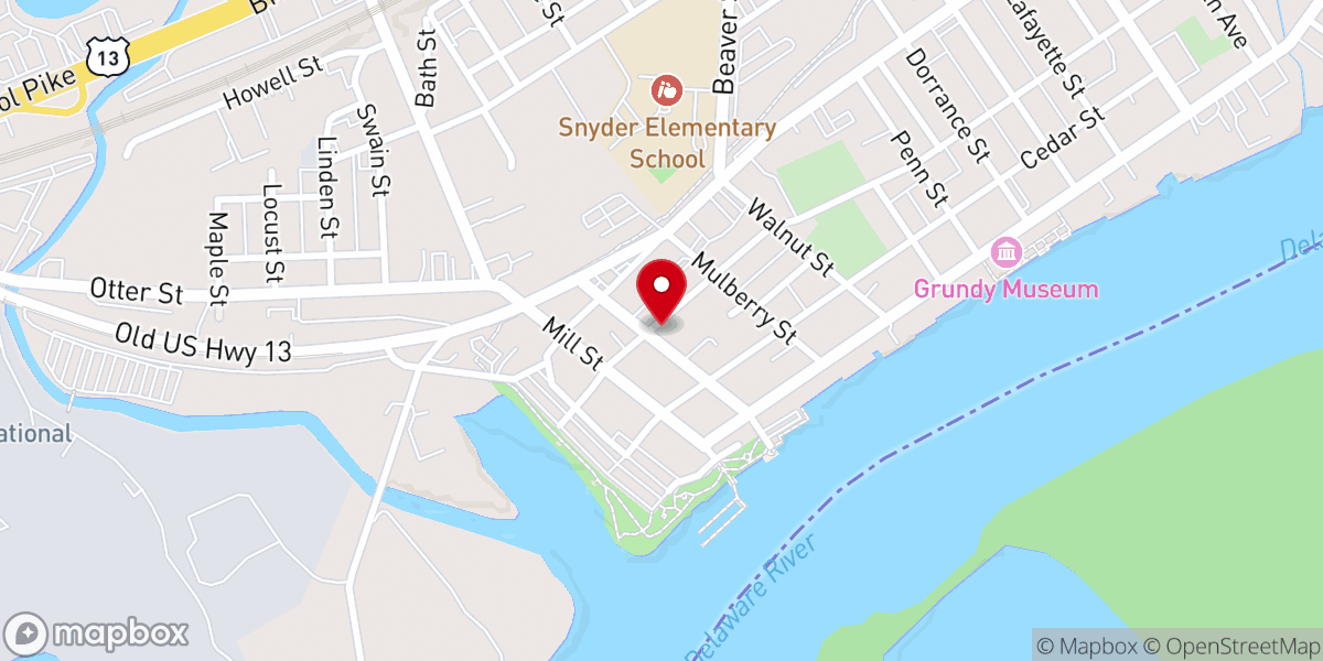 Map showing location of Bristol Friends Meeting