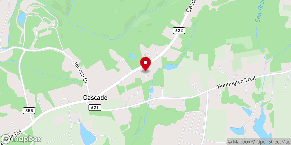 Map showing location of Assembly Chapel Primitive Church