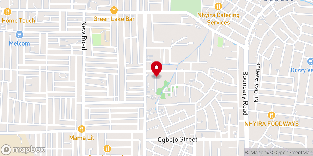 Map showing location of Global Evangelical Church, Madina Social Welfare (Shalom Chapel)