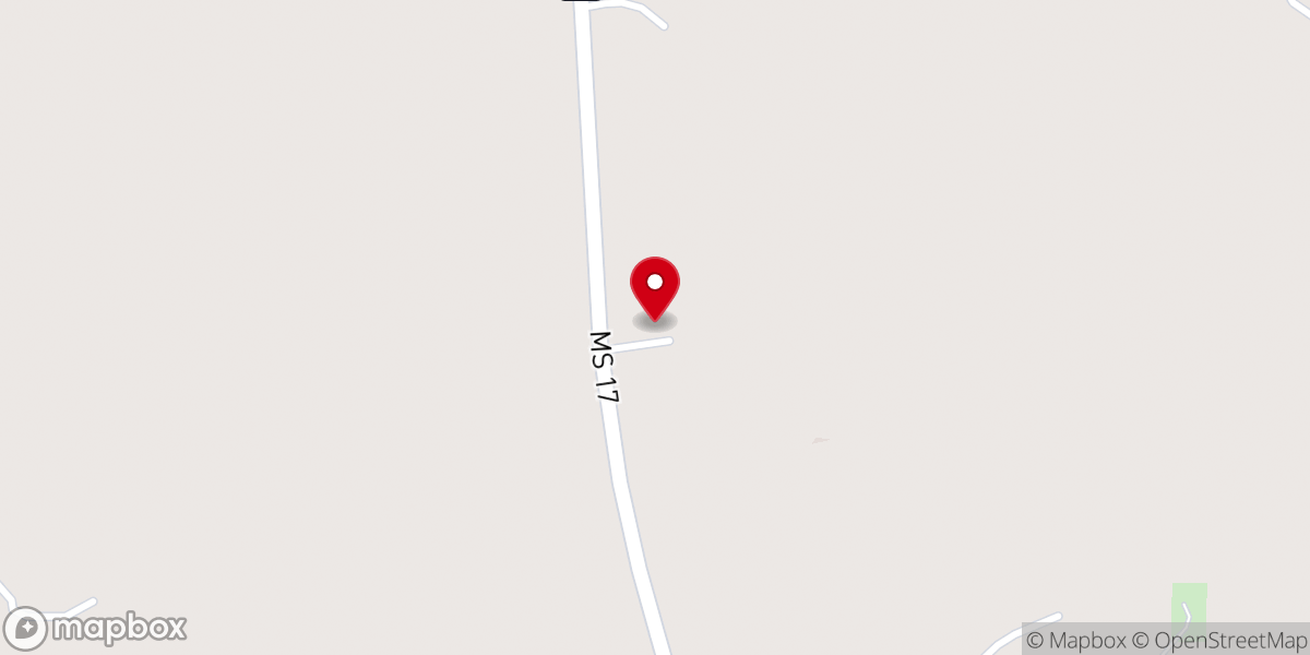 Map showing location of Mount Moriah Church
