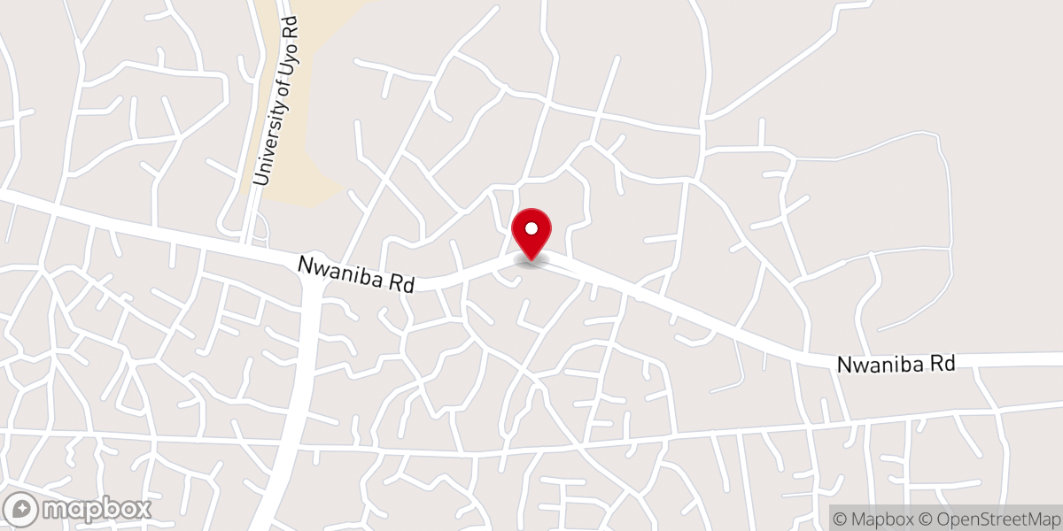 Map showing location of RCCG House of Glory Parish