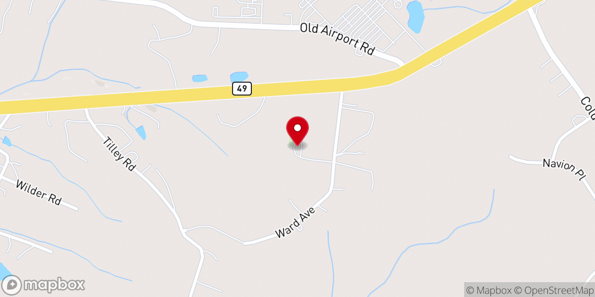 Map showing location of St Peter's Lutheran Church