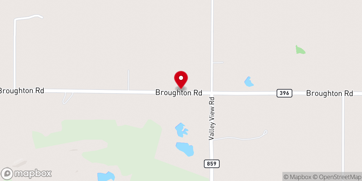 Map showing location of Countryside Church