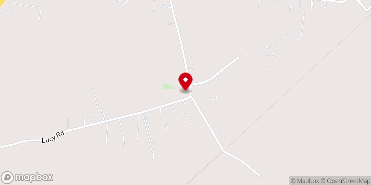 Map showing location of Lucy Wedding Chapel