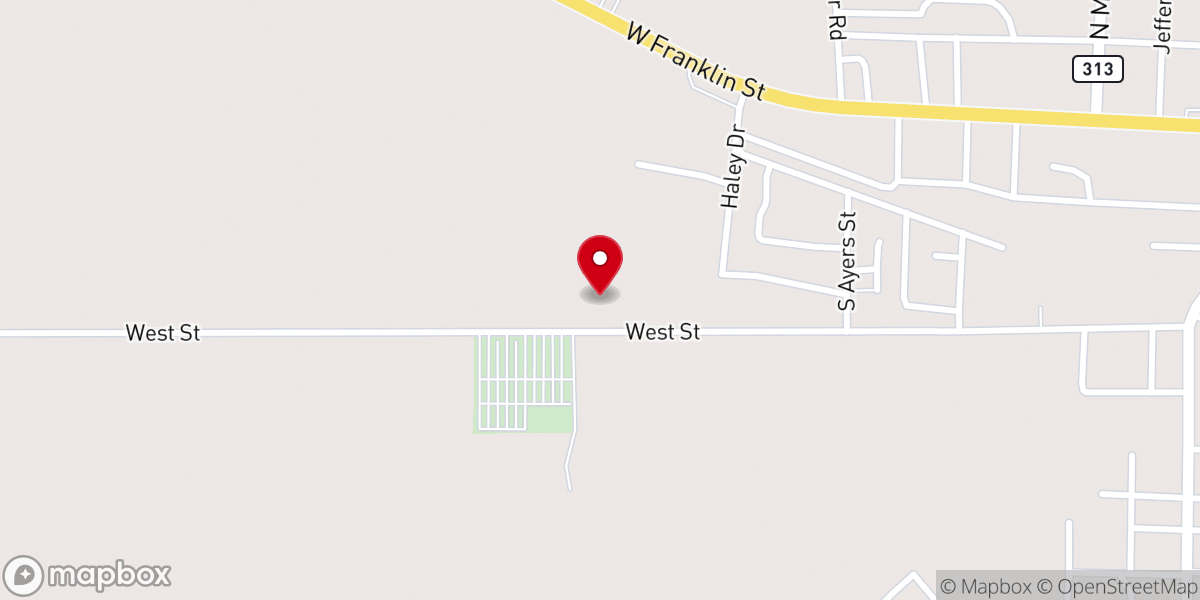 Map showing location of New Life Revolution Ministries