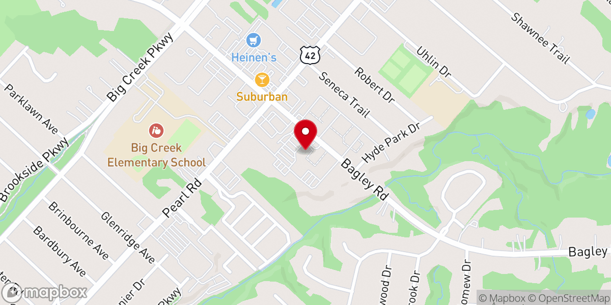 Map showing location of St Bartholomew Catholic Church
