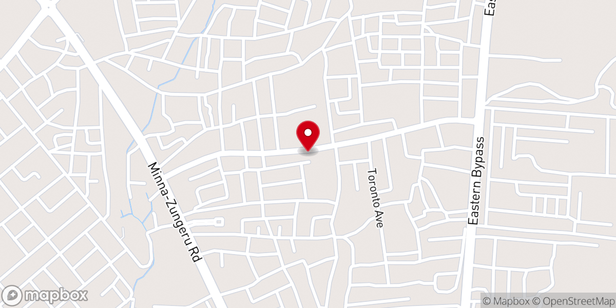 Map showing location of RCCG Rehoboth Parish