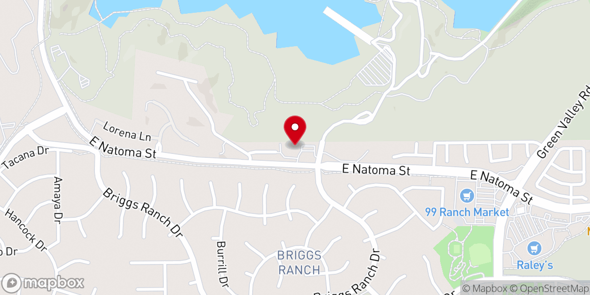 Map showing location of Folsom Church of Christ