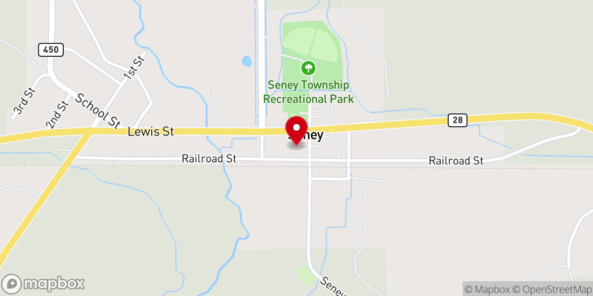 Map showing location of Schoolcraft County Road
