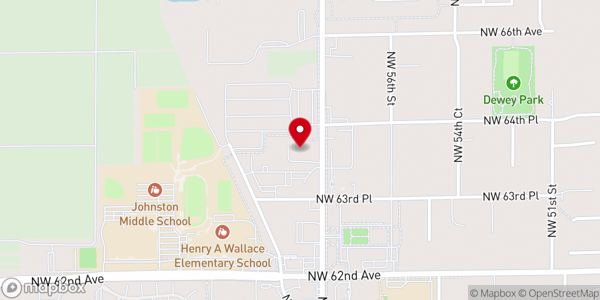 Map showing location of St Paul Presbyterian Church