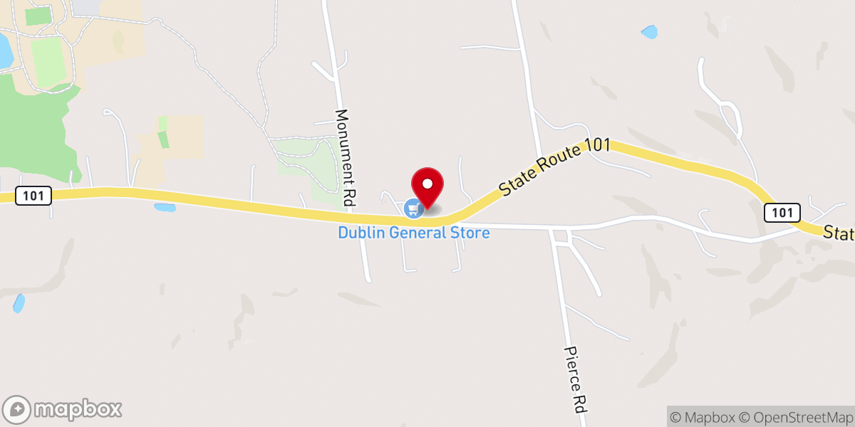 Map showing location of Baha'i Faith - Historic Dublin Inn