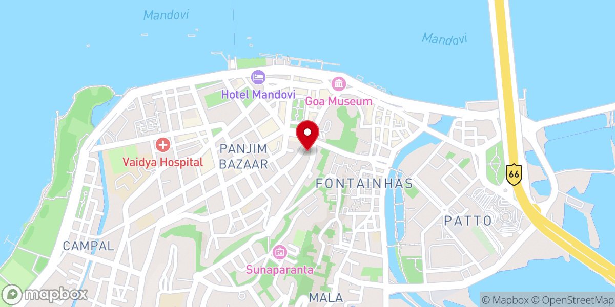 Map showing location of Church View