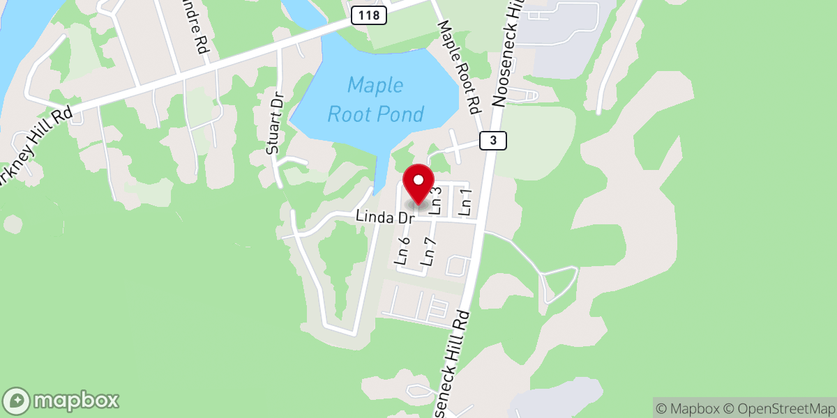 Map showing location of Maple Root Corporation