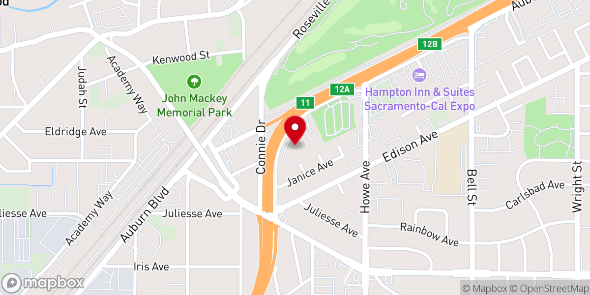 Map showing location of Generations Church