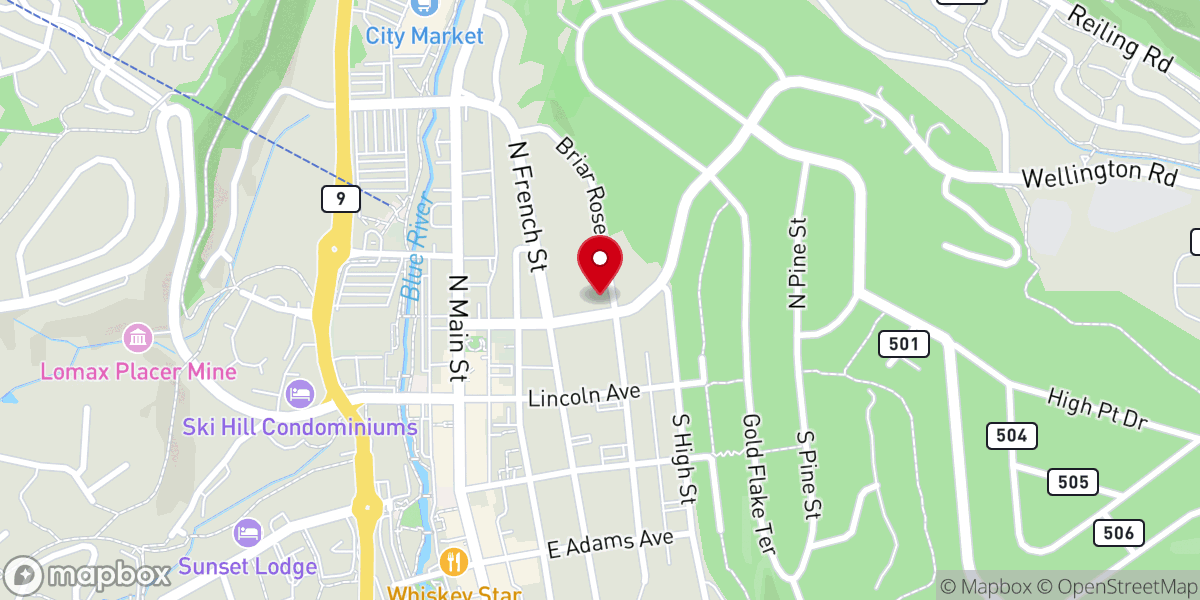 Map showing location of Father Dyer United Methodist Church