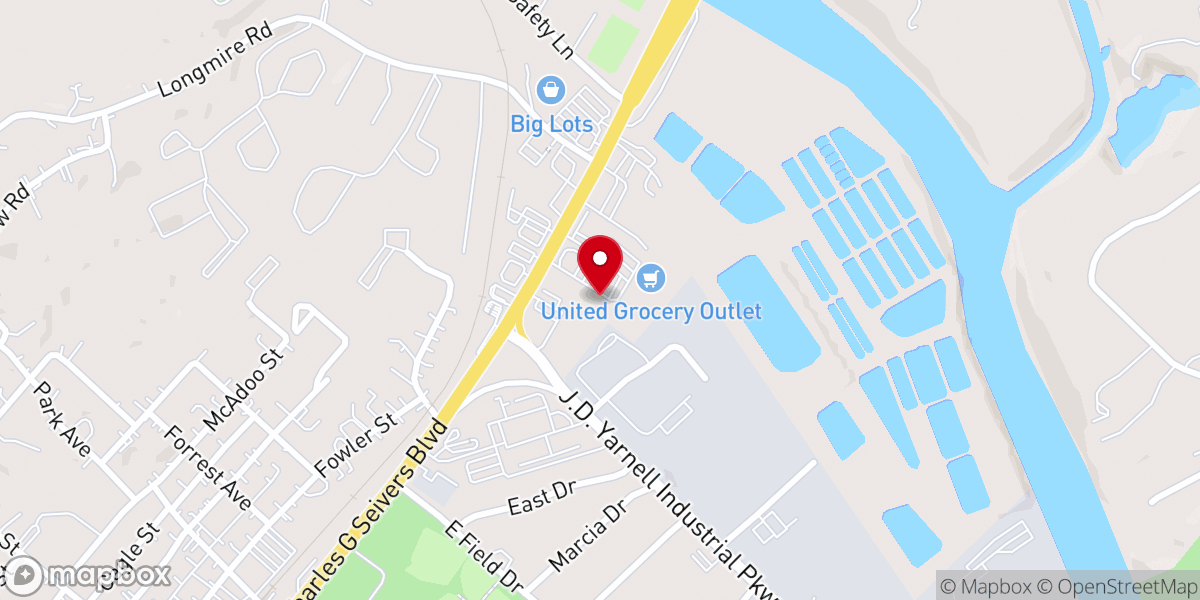 Map showing location of Faith Promise Church