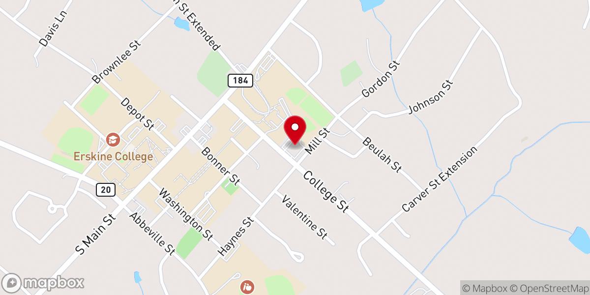 Map showing location of Due West Family Medicine