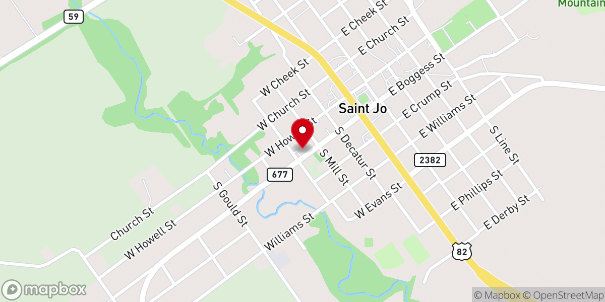 Map showing location of First United Methodist Church
