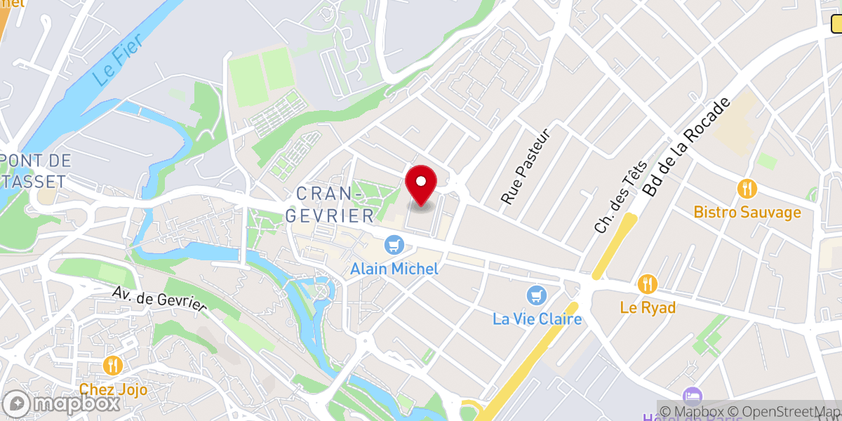 Map showing location of Église du Sacré-Cœur de Mosinges
