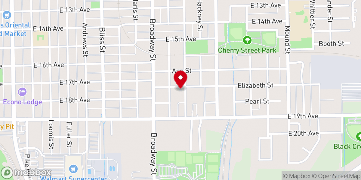Map showing location of Praise Cathedral