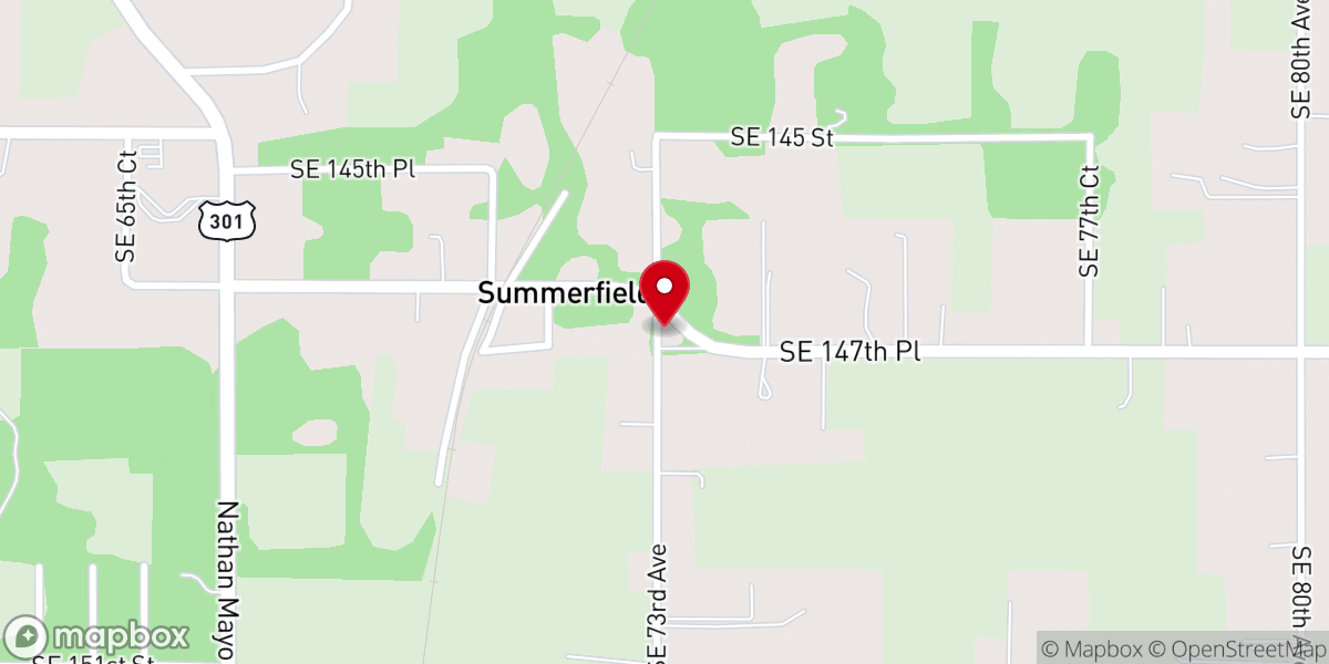 Map showing location of New Hope AME Church