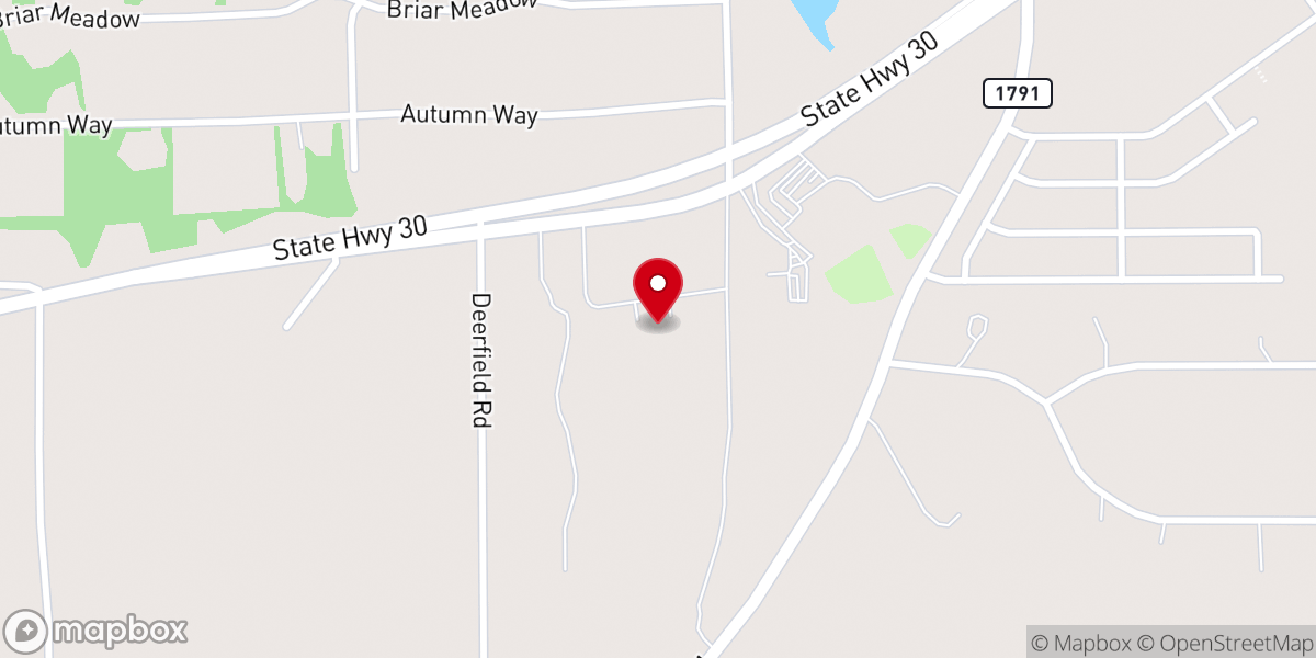 Map showing location of Walker County Fair Association