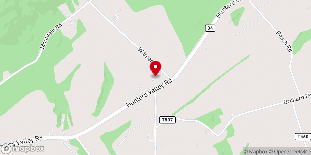 Map showing location of Blessed Hope Bible Church