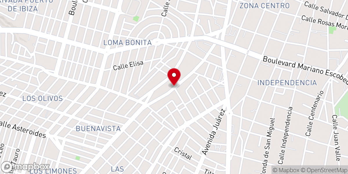 Map showing location of Parroquia de Nuestra Señora De La Merced