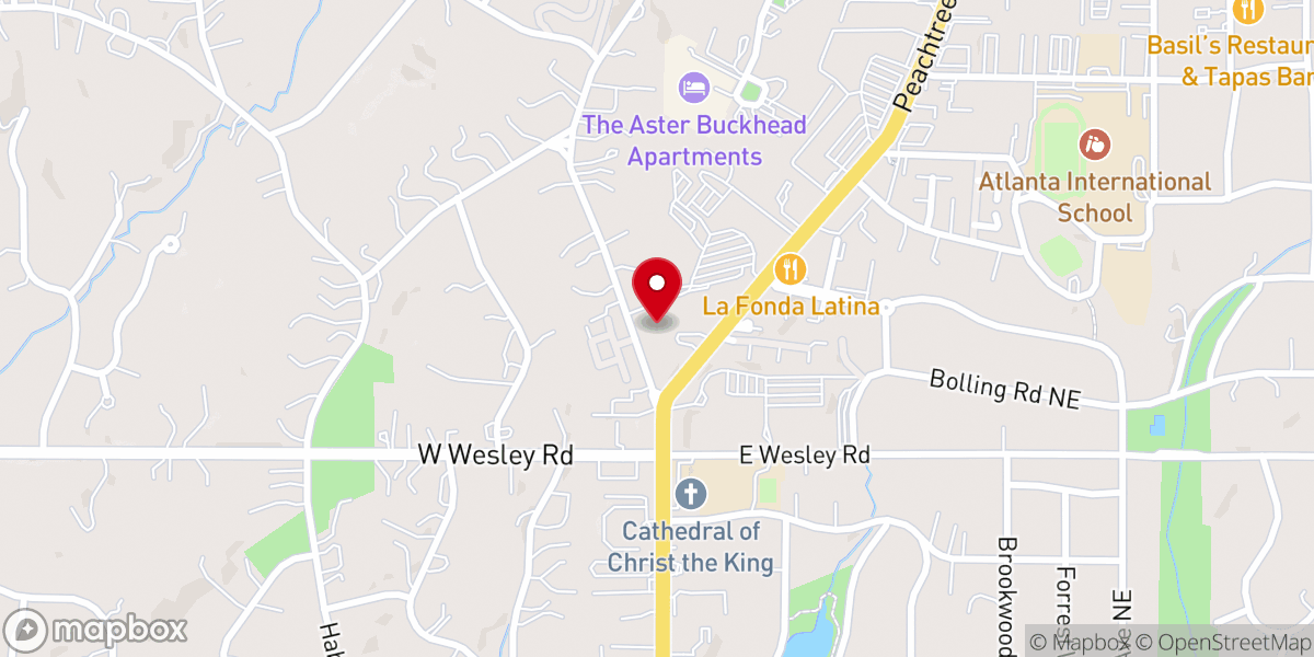 Map showing location of Mikell Chapel
