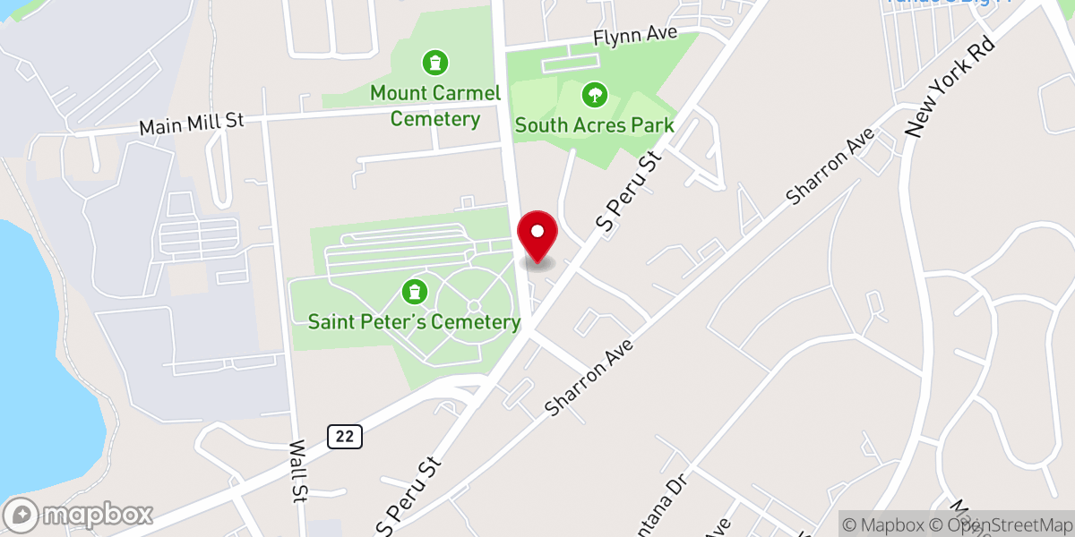 Map showing location of The Salvation Army of Plattsburgh, NY