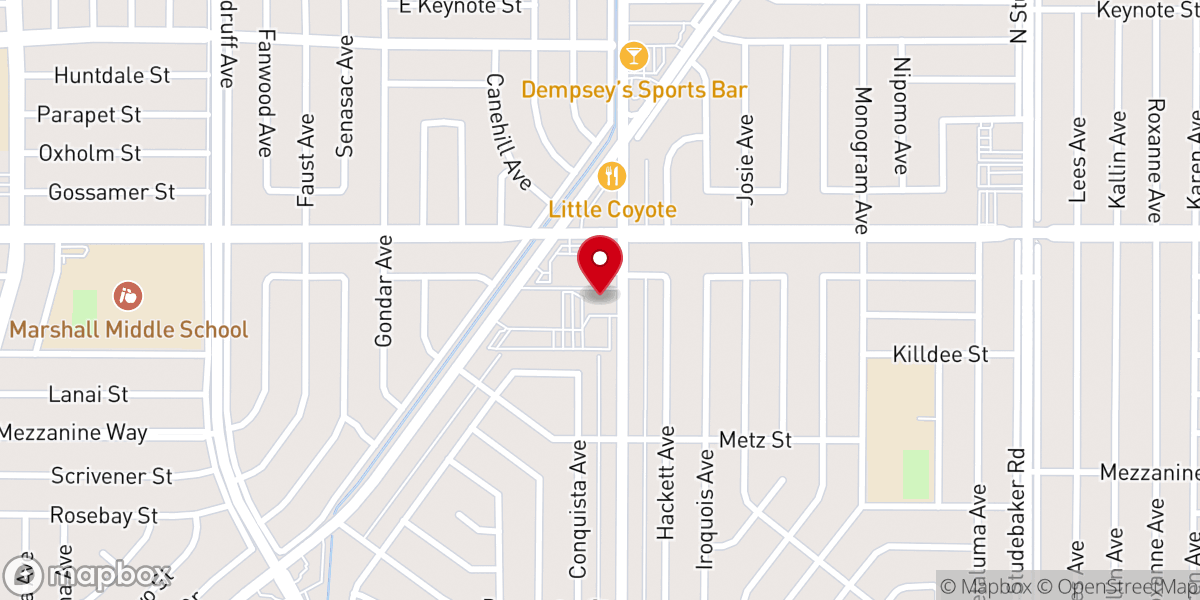 Map showing location of Koinonia Community Baptist Church | Long Beach
