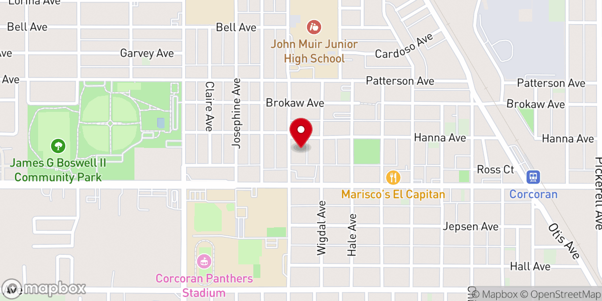Map showing location of Centro Cristiano Agua Viva