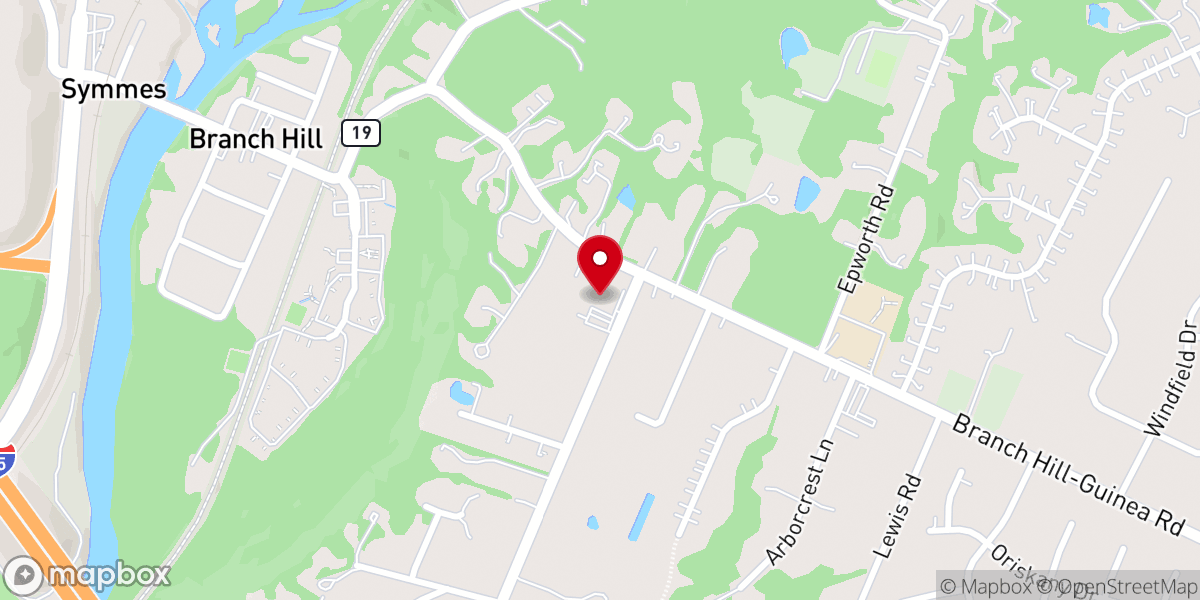 Map showing location of St James Eastern Orthodox Church