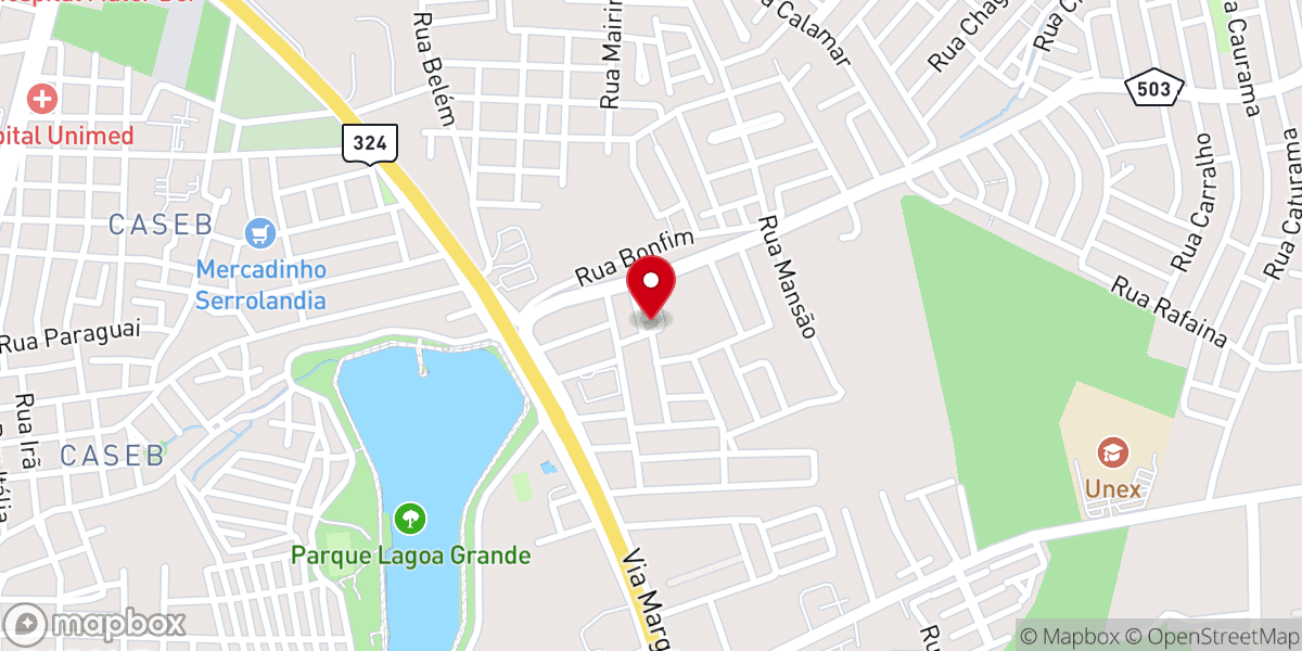 Map showing location of Igreja Santo Antônio dos Prazeres