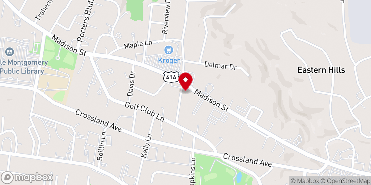 Map showing location of Remnant of Faith Church