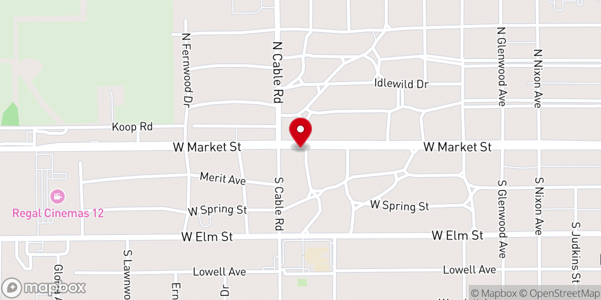 Map showing location of New Beginning Ministry