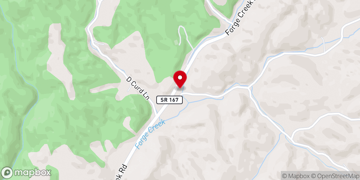 Map showing location of Church Hammons Chapel Christian