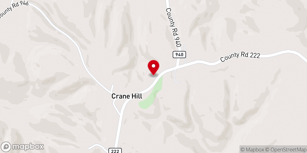 Map showing location of Mount Hope Missionary Baptist Church