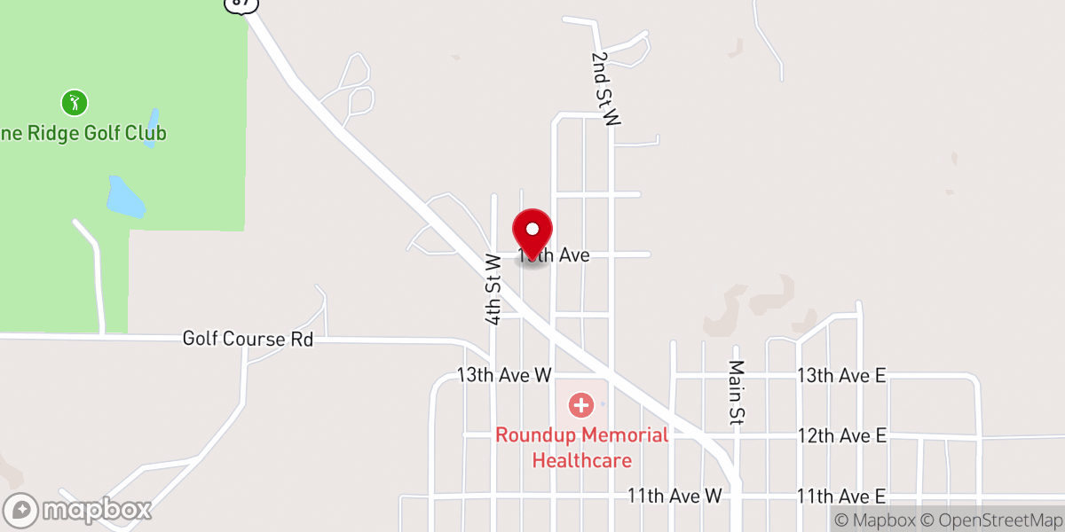 Map showing location of Church of Christ