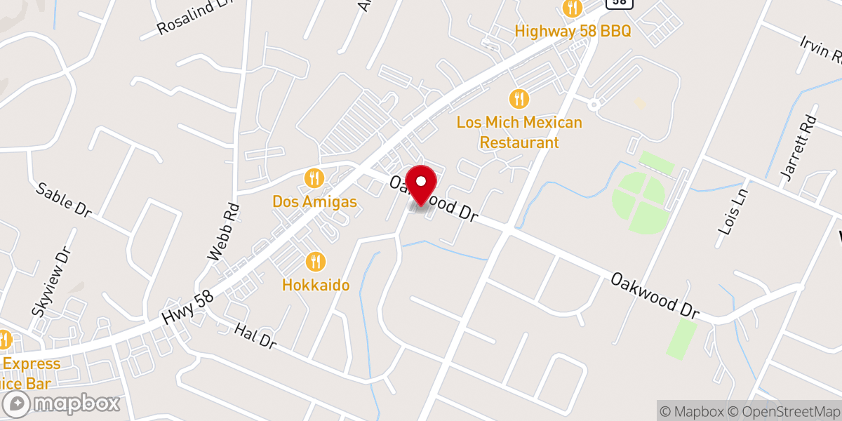 Map showing location of Terra Vista Church